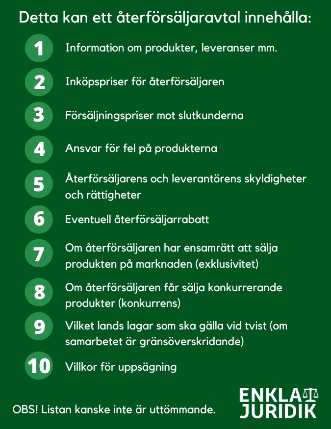 Återförsäljaravtal