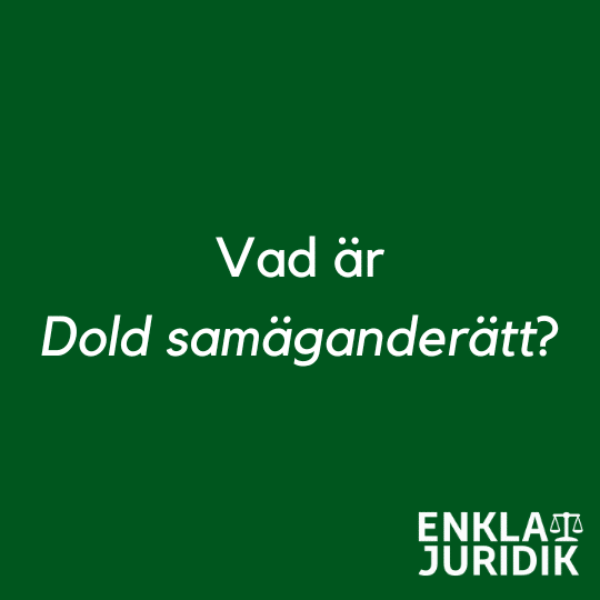 Dold samäganderätt